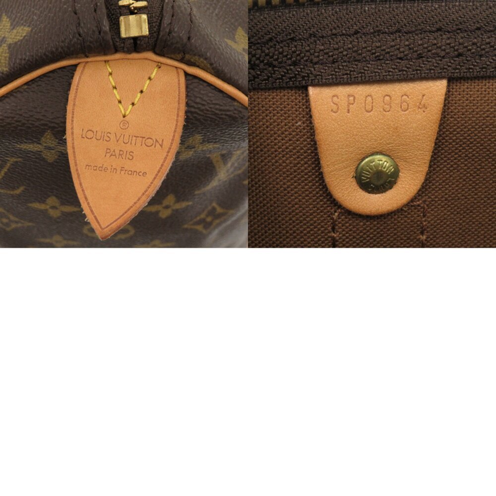 LOUIS VUITTON Authentic Brown Monogram Keepall 45 Boston Bag - Picture 10 of 10